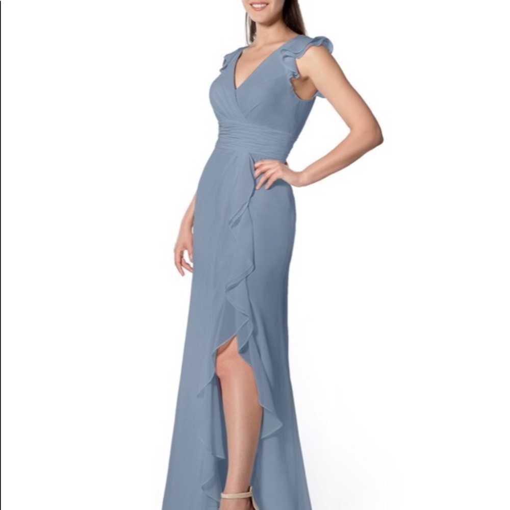 New with tags Azazie bridesmaid dress dusty blue